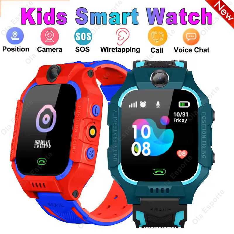 Smart Watch Kids 2G Sim Card S - Smartwatch Watches For Kid Boy With Alarm review and price