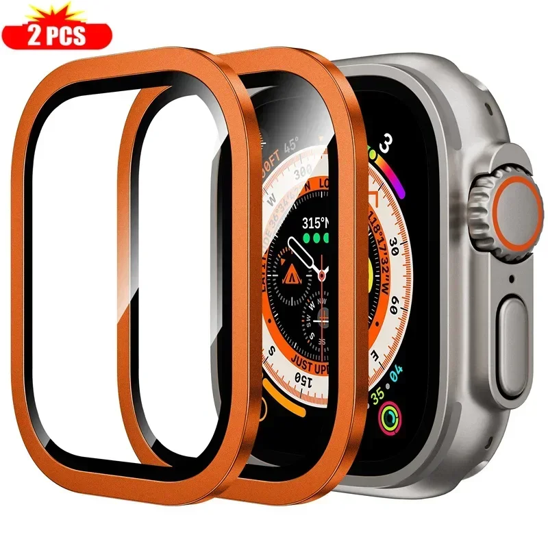 2PCS Titanium Metal Frame for  - Smartwatch Apple Watches For Men review and price