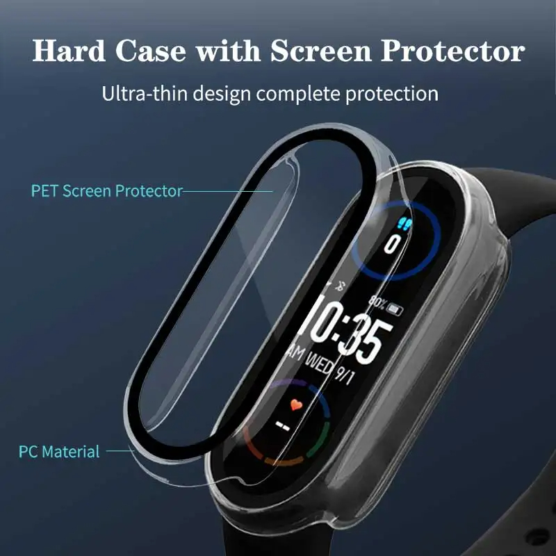 Tempered Glass+PC Case For Xia - Smartwatch Watches For Girls review and price