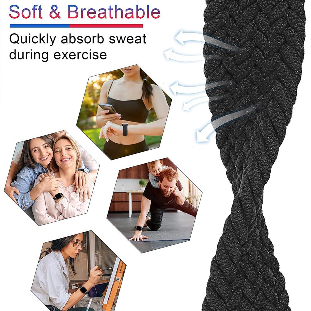 Braided Solo Loop For Apple wa - Smartwatch Apple Watches For Men review and price