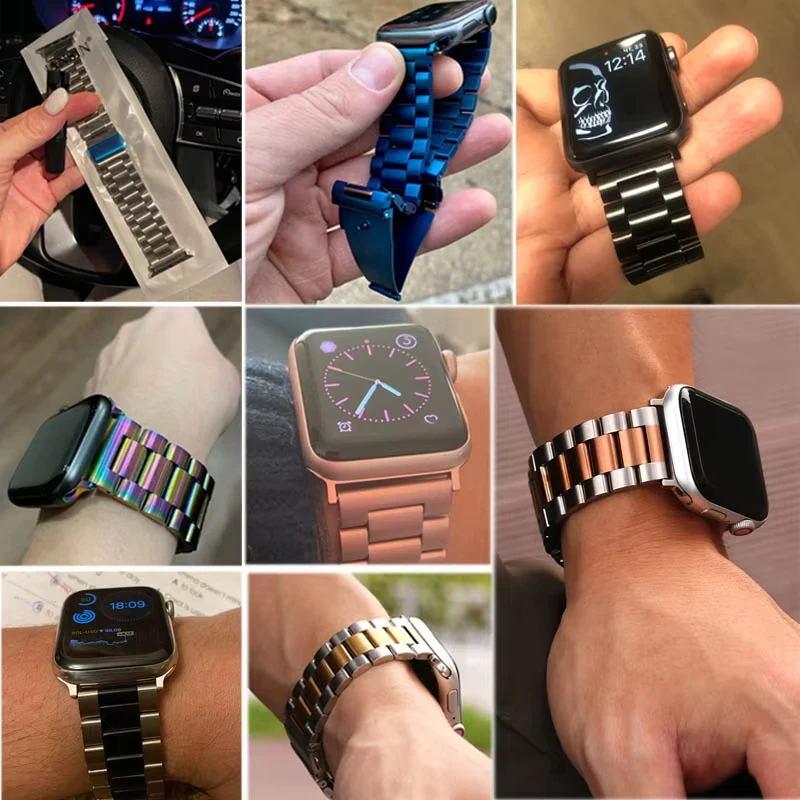 Classic Stainless Steel Strap  - Smartwatch Apple Watches For Men review and price