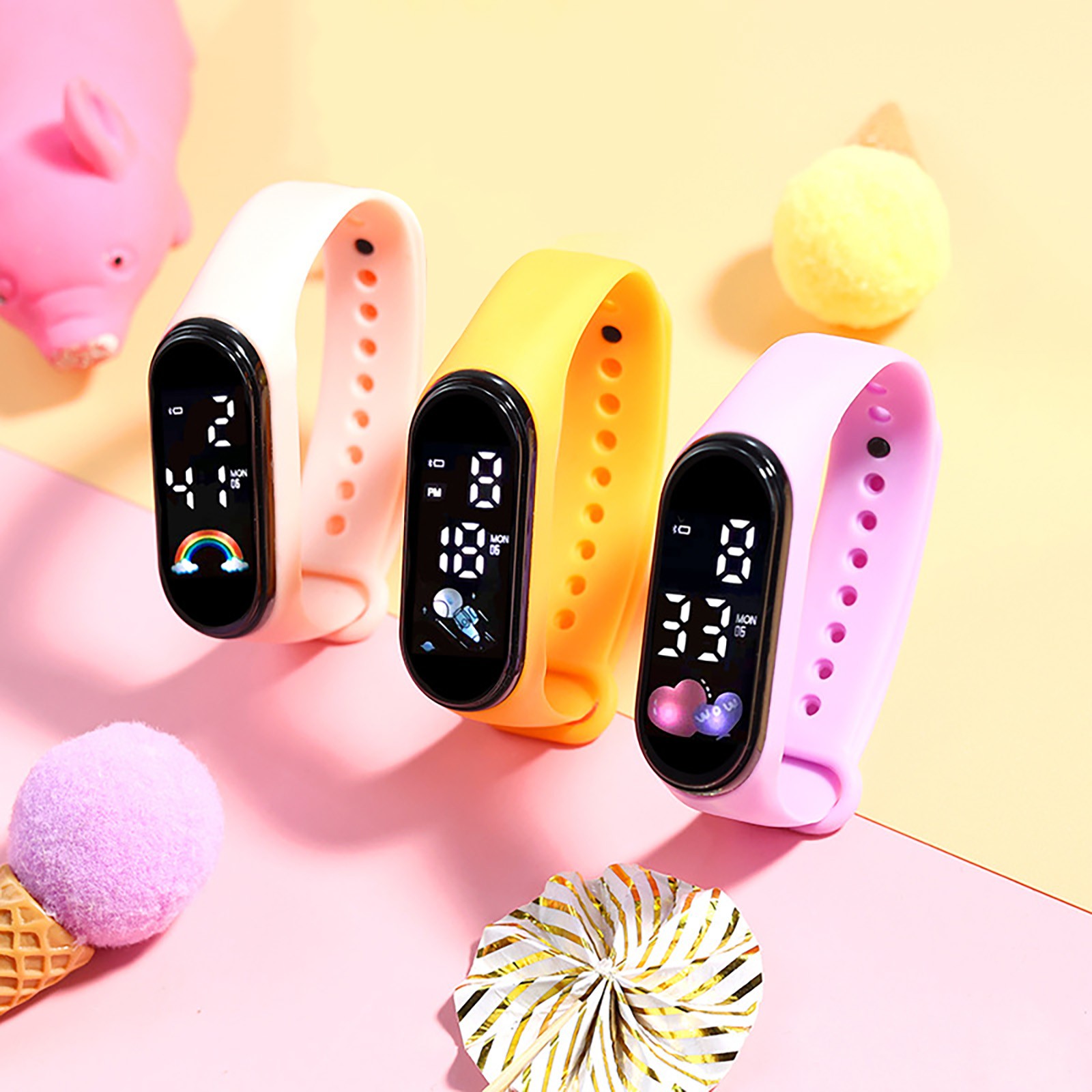 Kawaii Smart Watch For Kids Fa - Smartwatch Digital Watches For Kid Girl review and price
