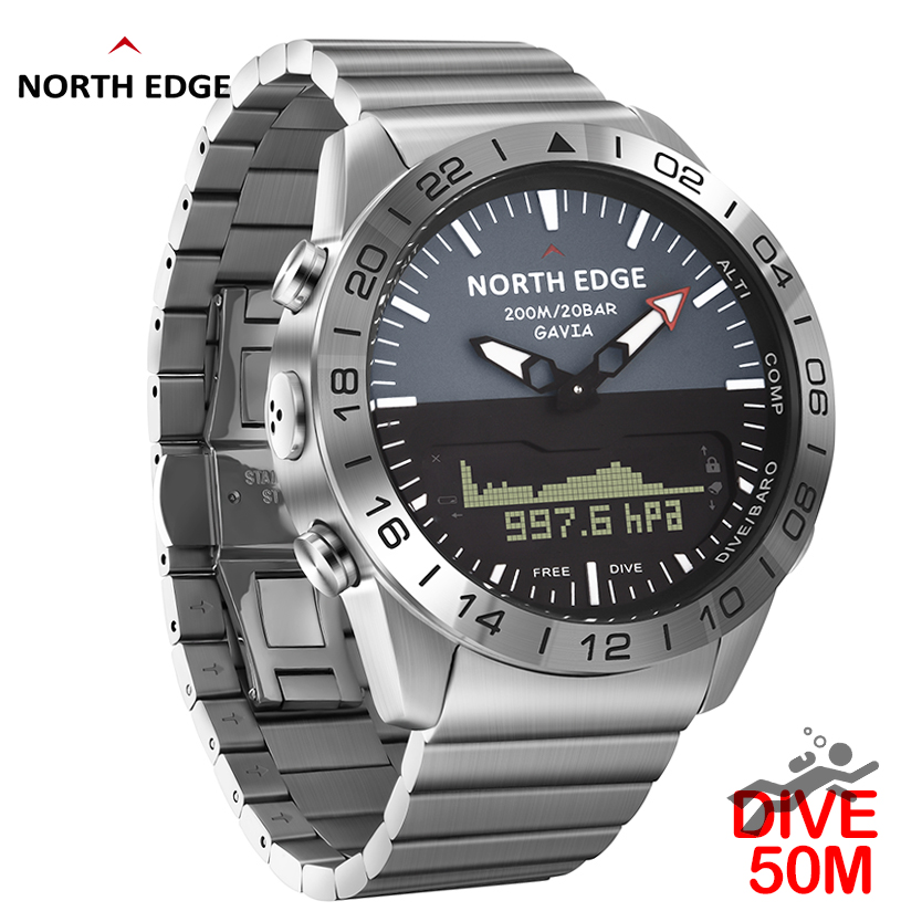 NORTH EDGE Mens Dive Watch Mil - Smartwatch Military Watches For Men review and price