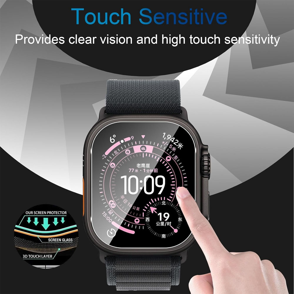 Tempered Glass For Apple Watch - Apple Watch Band review and price