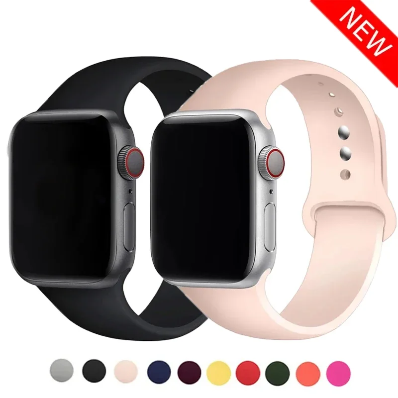 Sport Soft Silicone For Apple  - Smartwatch Apple Watches For Men review and price