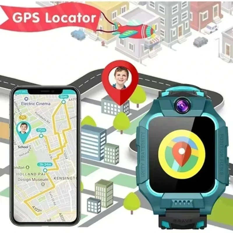 Lenovo 5G Kids Smart Watch Gif - Smartwatch Watches For Kid Boy With Gps review and price
