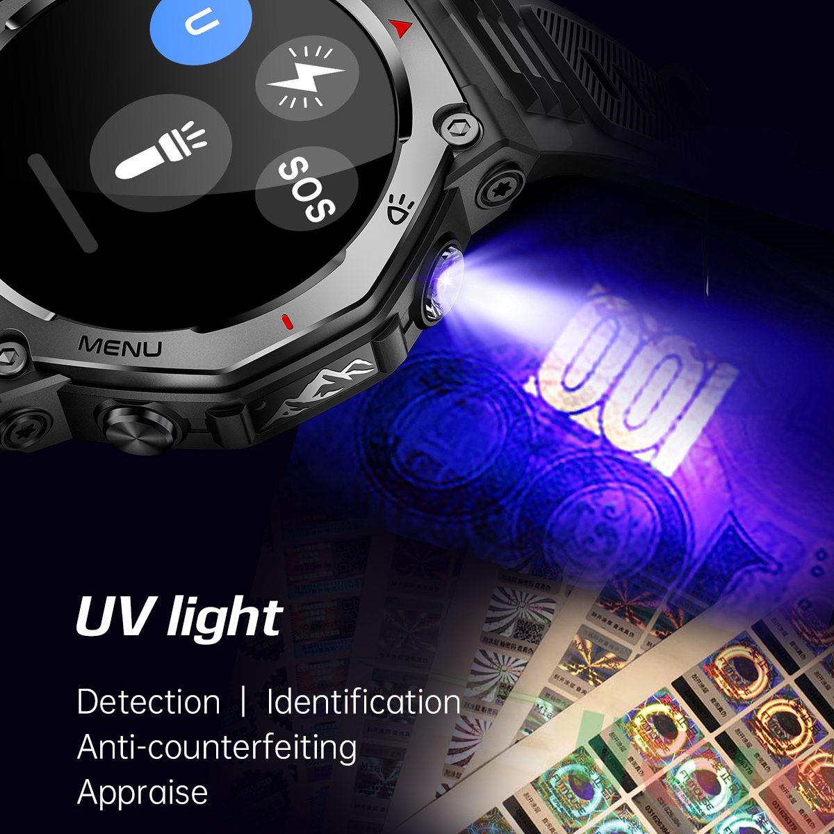 For Android IOS New AMOLED Sma - Watch Vs Amazfit review and price
