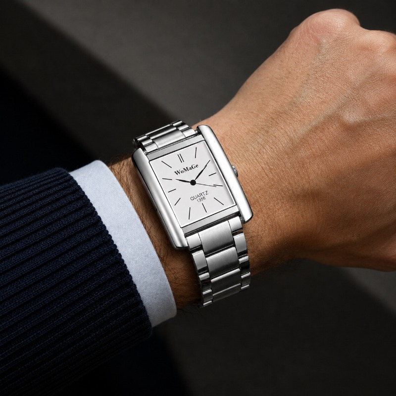 Business Men Watch Fashion Squ - Watches Not Smartwatch review and price