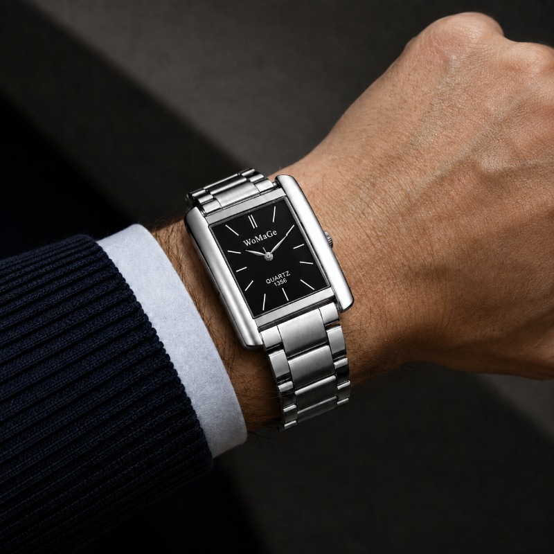 Business Men Watch Fashion Squ - Watches Not Smartwatch review and price