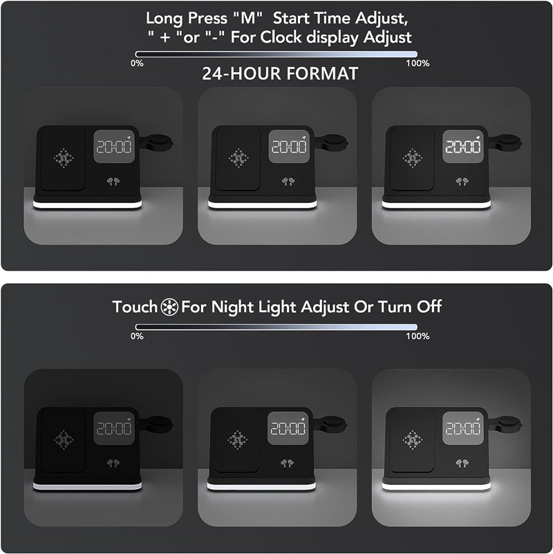 Wireless Charger Stand For iPh - Watches Smartwatch Samsung review and price