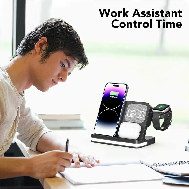 Wireless Charger Stand For iPh - Watches Smartwatch Samsung review and price