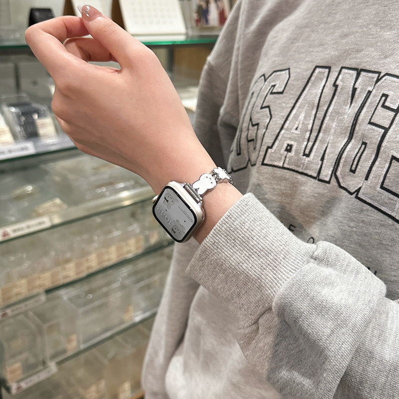 Miffy Rabbit Leather Watch Ban - Apple Watch Band review and price