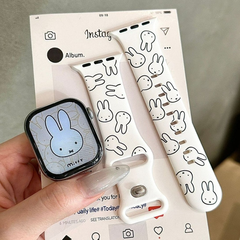 Cute Miffy Rabbit Cartoon Watc - Apple Watch Band review and price