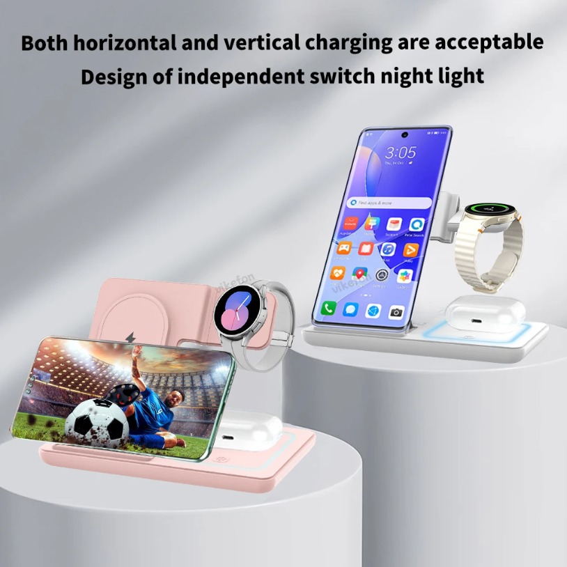 3 in 1 Foldable Wireless Charg - Watches Smartwatch Samsung review and price