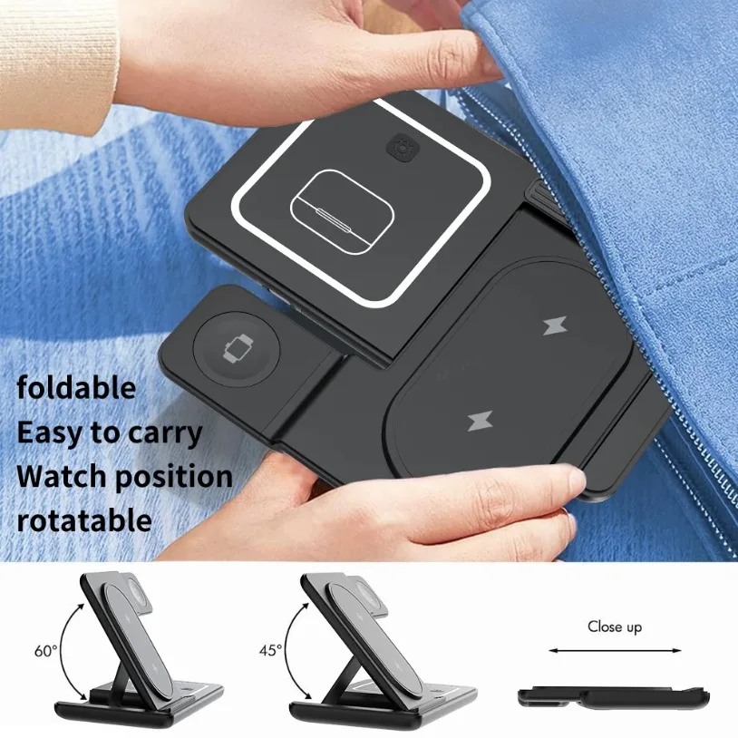 3 in 1 Foldable Wireless Charg - Watches Smartwatch Samsung review and price