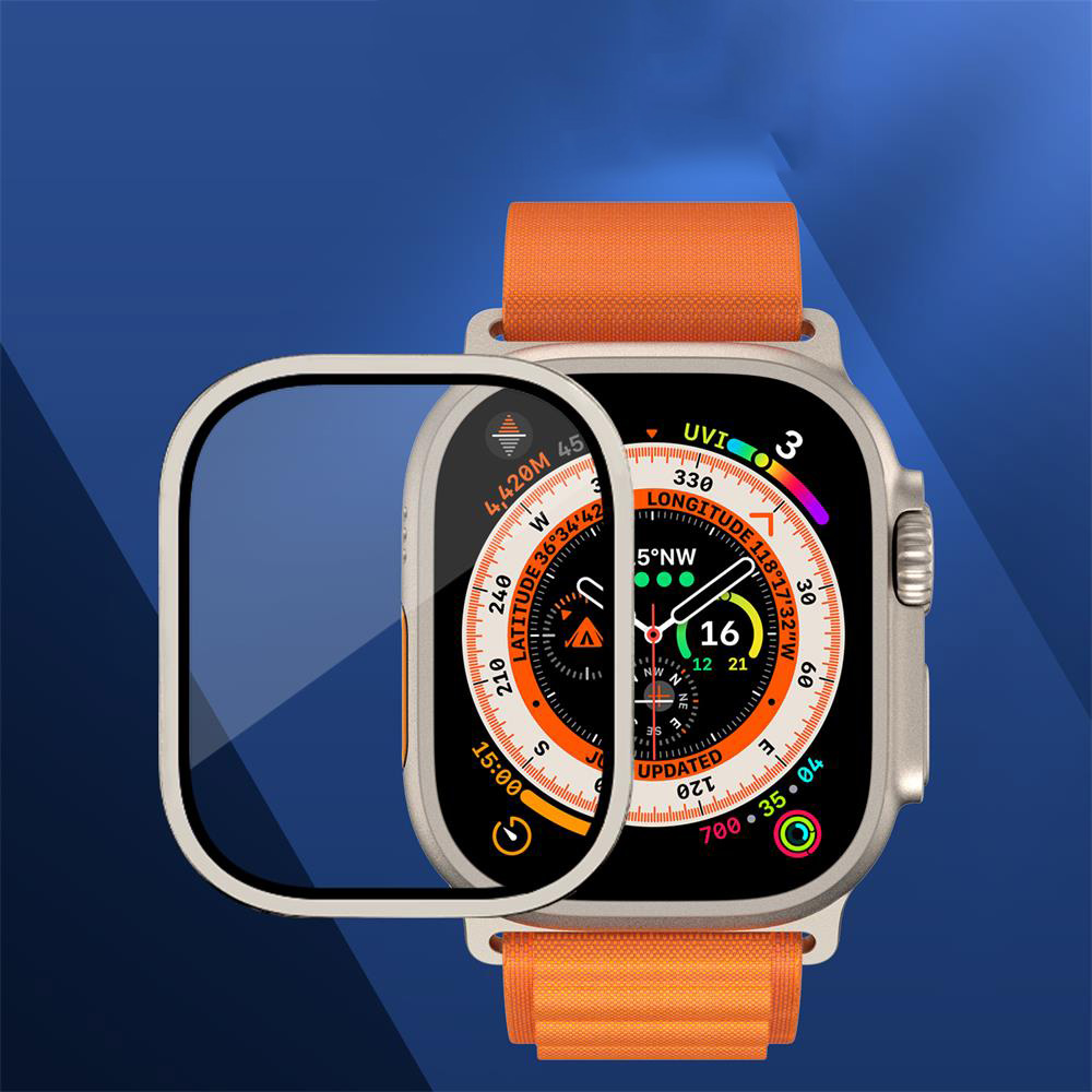 Metal Bumper+Tempered Glass Fo - Apple Watch Band review and price