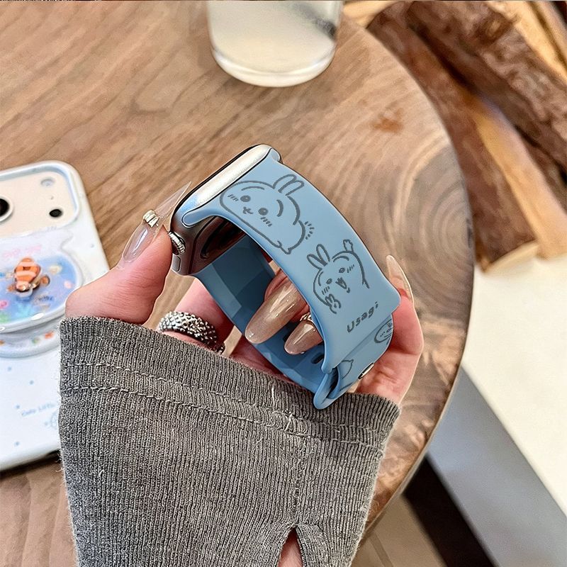 Anime Chiikawa Usagi Applicabl - Apple Watch Band review and price