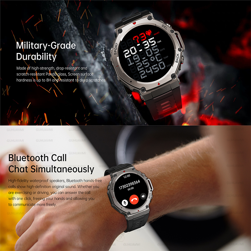 2026 Popular New Military GPS  - Smartwatch Military Watches For Men review and price
