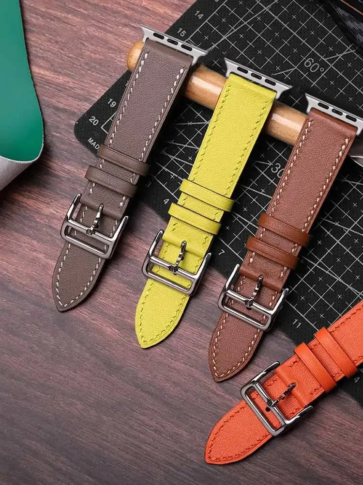 Leather Watch band for Apple W - Smartwatch Apple Watches For Men review and price