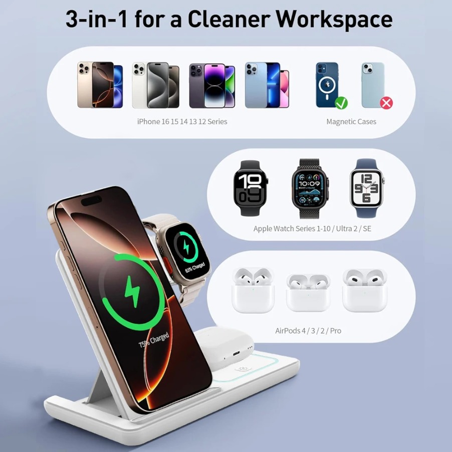 3 in 1 Foldable Night LED Ligh - Watches Smartwatch Samsung review and price