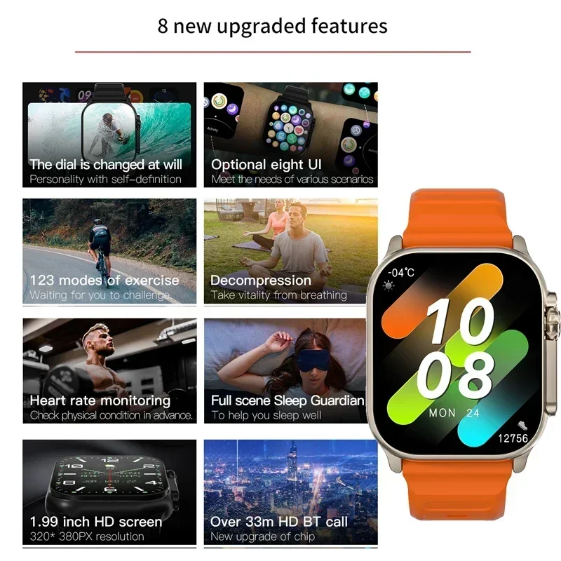 New Series 9 Watch PK HK8 PRO  - Smartwatch Watches For Girls review and price