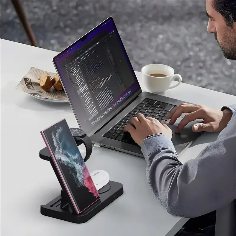 Travel 4 in 1 Wireless Charger - Watches Smartwatch Samsung review and price