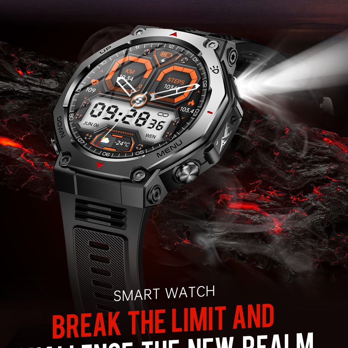 2025 New For Xiaomi Military G - Watch Vs Amazfit review and price