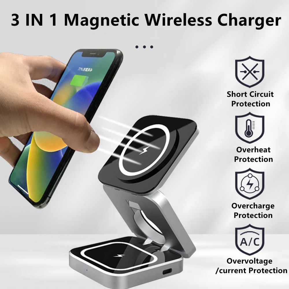 Foldable Magnetic Wireless Cha - Watches Smartwatch Samsung review and price