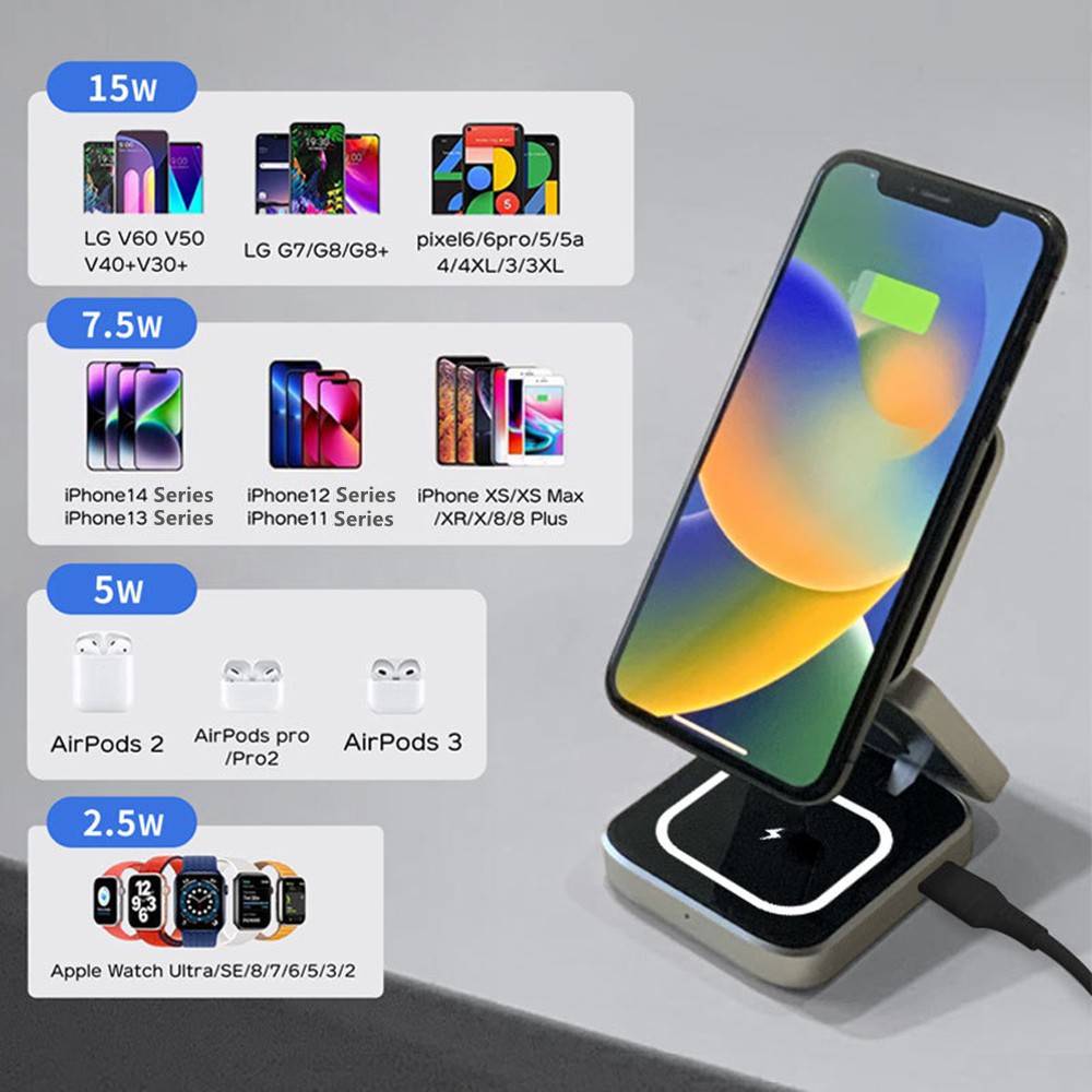 Foldable Magnetic Wireless Cha - Watches Smartwatch Samsung review and price