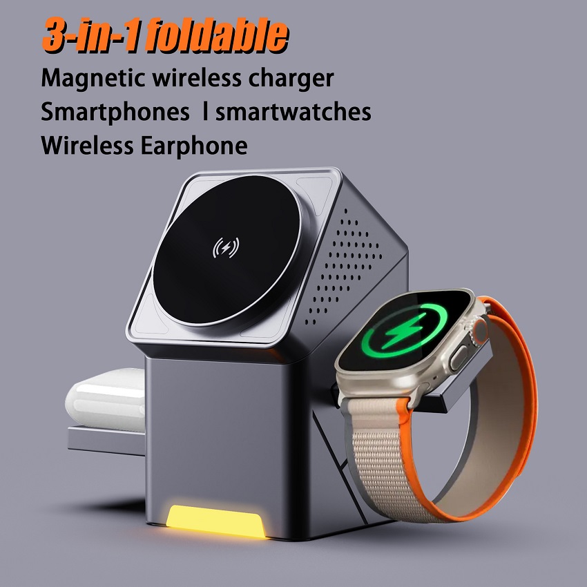3 in 1 Magnetic Wireless Charg - Watches Smartwatch Samsung review and price
