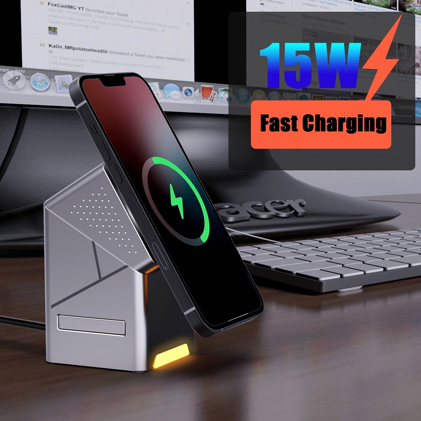3 in 1 Magnetic Wireless Charg - Watches Smartwatch Samsung review and price