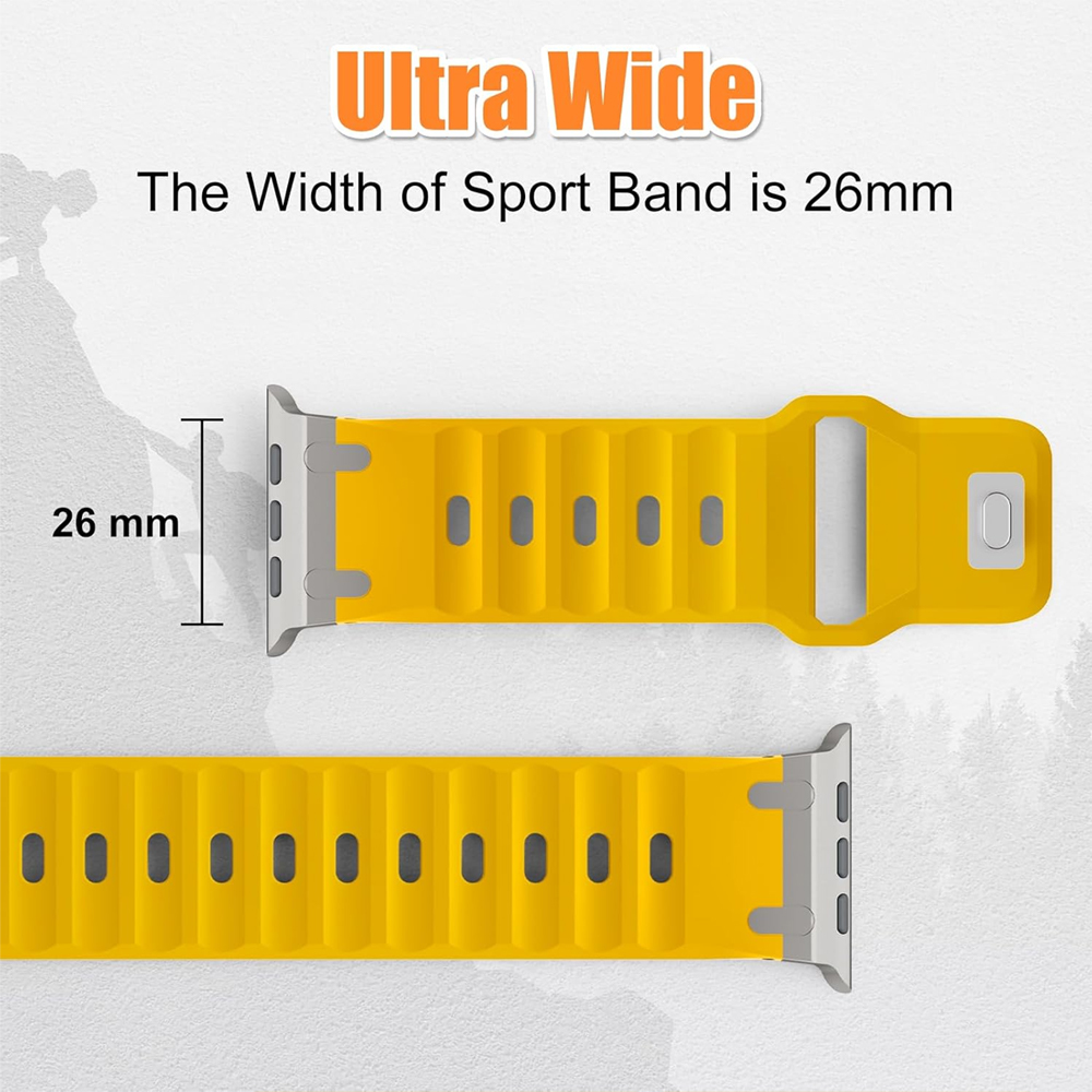 Metal+Silicone Strap for Apple - Smartwatch Apple Watches For Men review and price